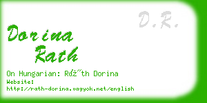 dorina rath business card